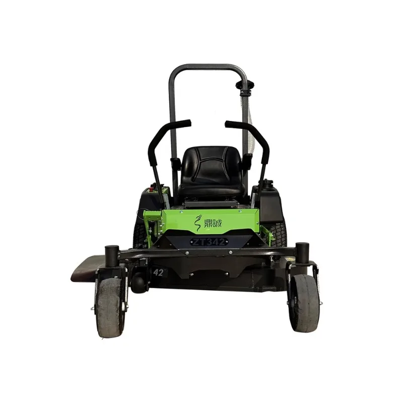 Ride on lawn mower gasoline lawn greening weed trimming court grass shredder