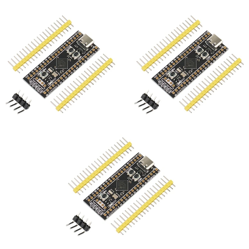 

3X STM32F401 Development Board, STM32F401CEU6 STM32F4 Learning Board, Support For Micropython/Arduino Programming