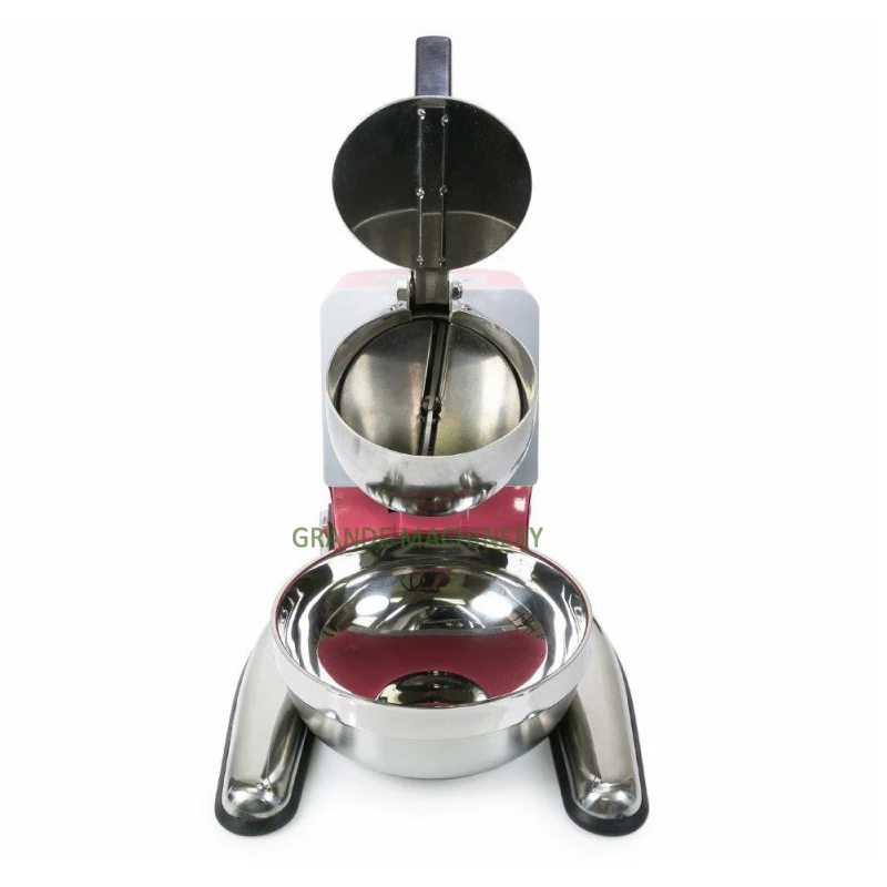Durable Portable Small Tabletop Ice Processing Station For Ice Blocks And Slushies Manual Preparation