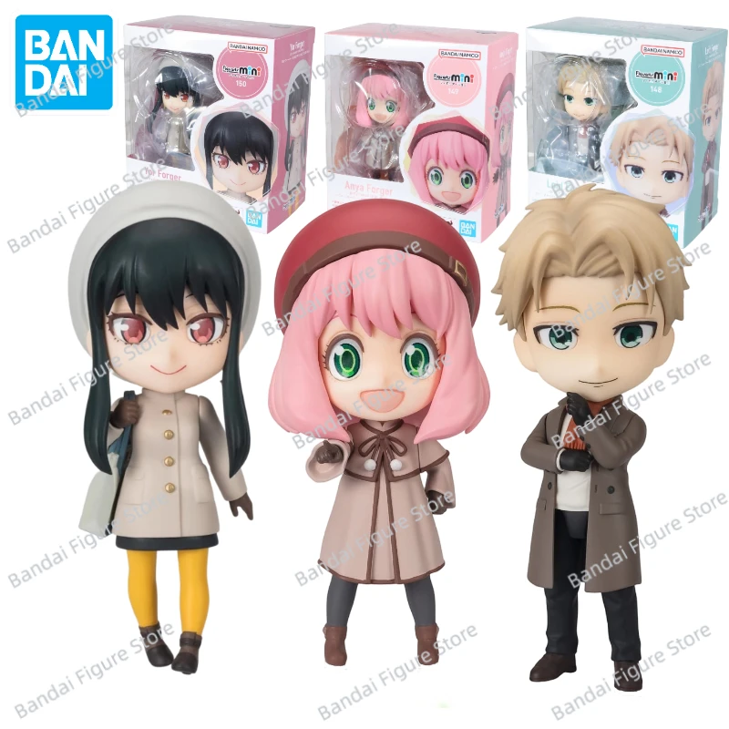 In Stock Bandai Figuarts Mini SPY×FAMILY Theatrical Edition Anya Forger Yor Loid Anime Action Figure Toy Model Collection Hobby