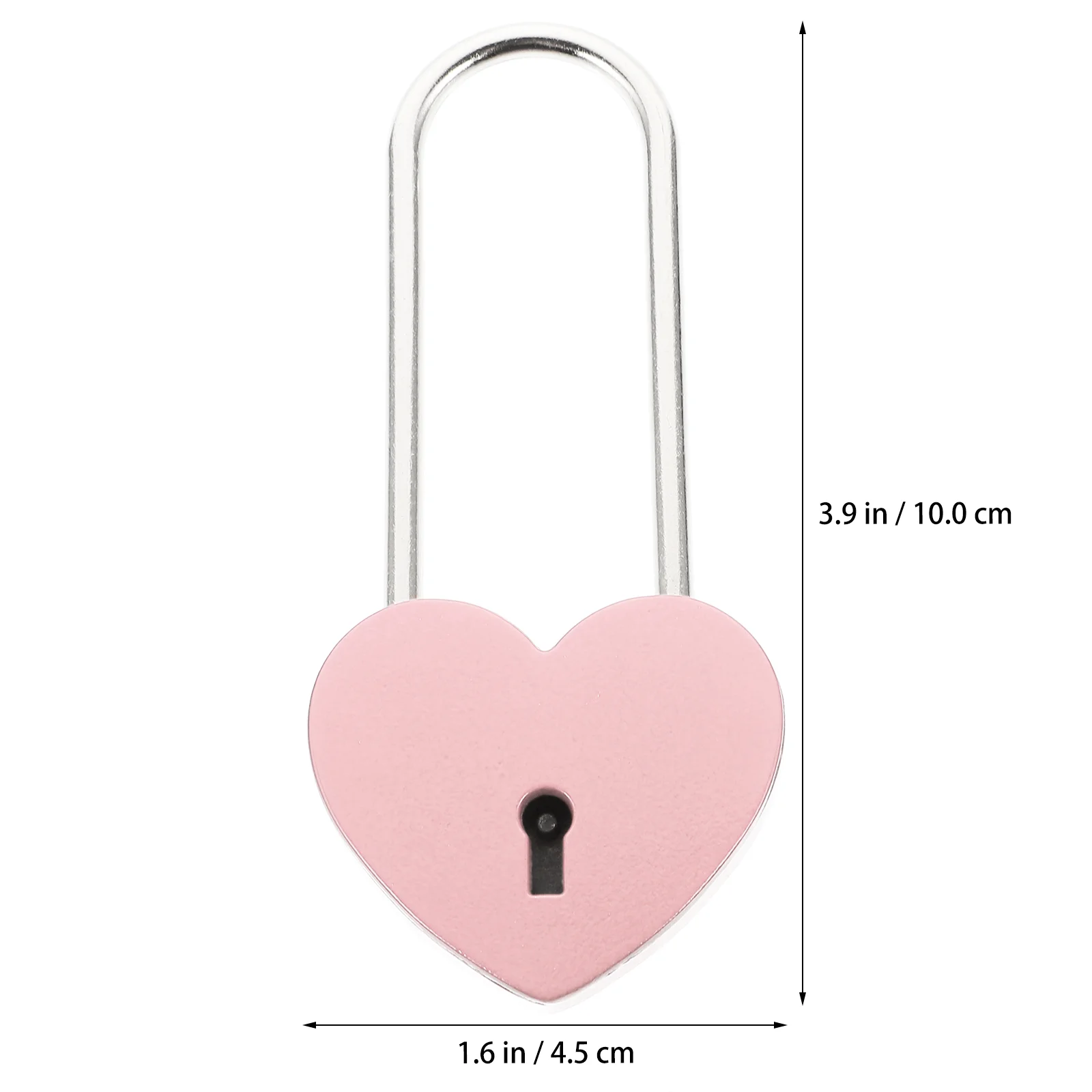 

Heart Shaped Love Lock Zinc Alloy Sturdy Rust Proof Padlock for Suitcase Drawer Cabinet Multi functional Luggage Security Travel