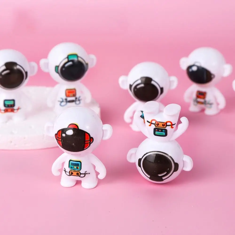 10Pcs Cute Cartoon Inverted Tumbler Toy Birthday Party Home Decoration Astronaut Figurines Gift Tabletop Bauble Astronaut Statue