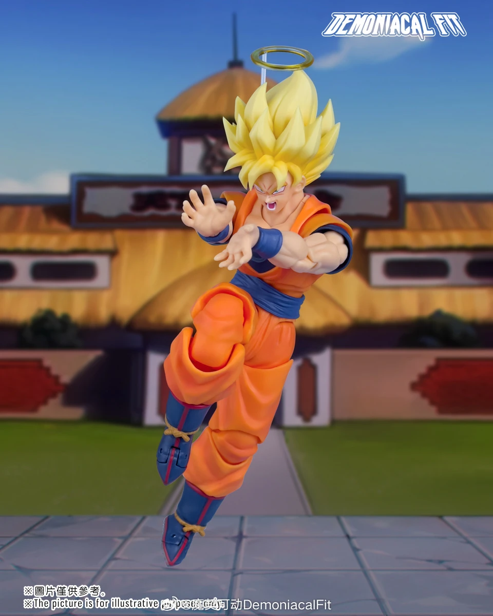 Auf Lager Super Saiyajin Goku Action Figure Demoniacal Fit Dragon Ball 3,0 Körper Figur Sammeln Schreibtisch Dekor Modell Spielzeug Geschenke