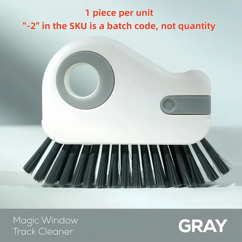 Handheld Multi-Slot Gap Brush Window Door Sliding Track Floor Frame Seam Cleaning Tool
