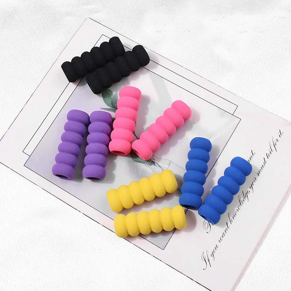 Manchon de protection pour Nail Art, ciseaux à peau morte, capuchon de main, couvercle de pince pour ciseaux à cuticules, Kit d'outils de manucure et de pédicure, 2 pièces/ensemble