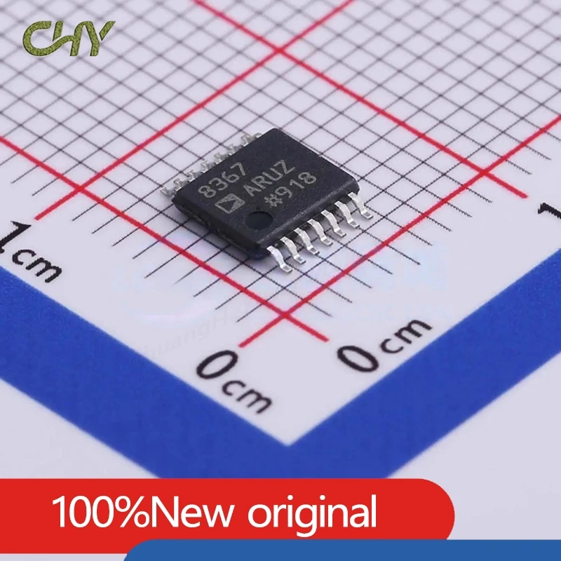 5Pcs/Lot AD8367ARUZ RL7 500MHz 45dB Linear Variable Gain Amplifier VGA with AGC TSSOP14 Surface Mount