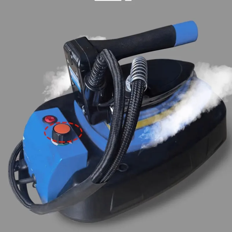 1600W Steam Iron Industrial Electric Iron Pressure Type Flask Full Steam Ironing All-in-one Clothing Dry Cleaning Curtain Shop