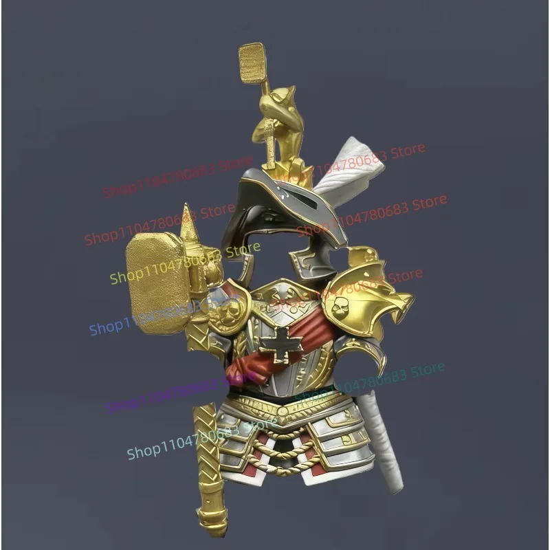 MOC اللبنات شخصية صغيرة خمر المطرقة الذهبية الملك التجمع نموذج عرض تمثال سطح المكتب ديكور لعبة هدية تحصيل