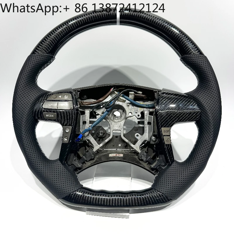

Customized Carbon Fiber Steering Wheel Suitable for Toyota Series Alphard20 30 Camry Hilux Land Cruiser LC200 LC300
