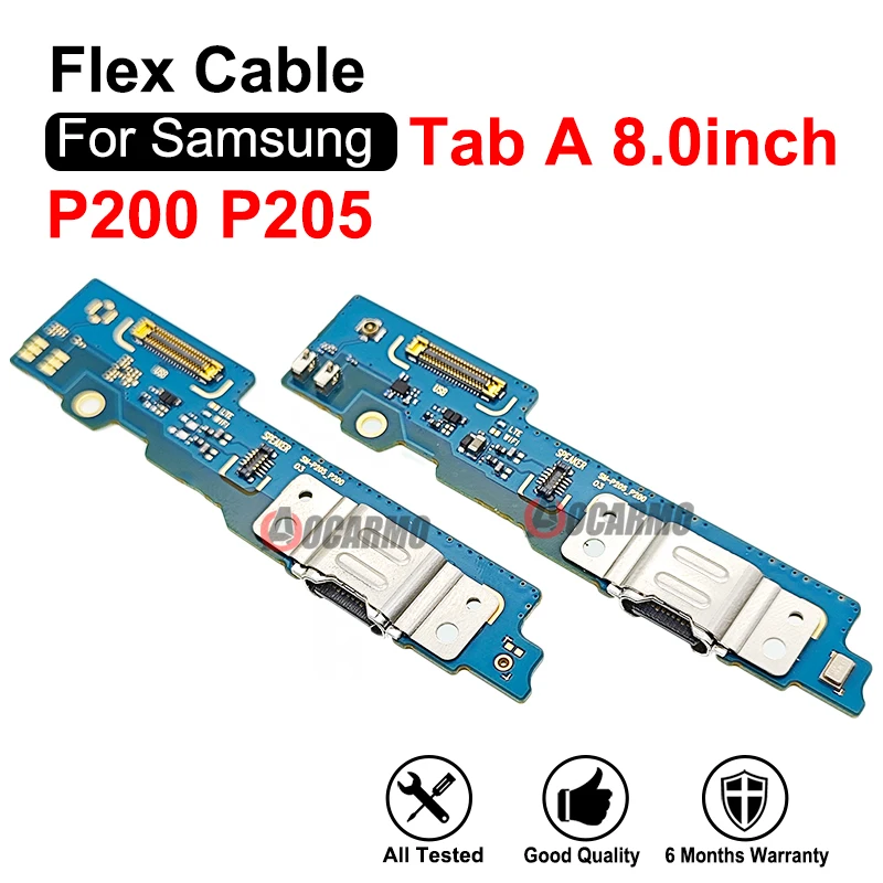 USB Charging Port Charger Dock Plug Connector Flex Cable For Samsung Galaxy P205 P200 Tab A 8.0inch