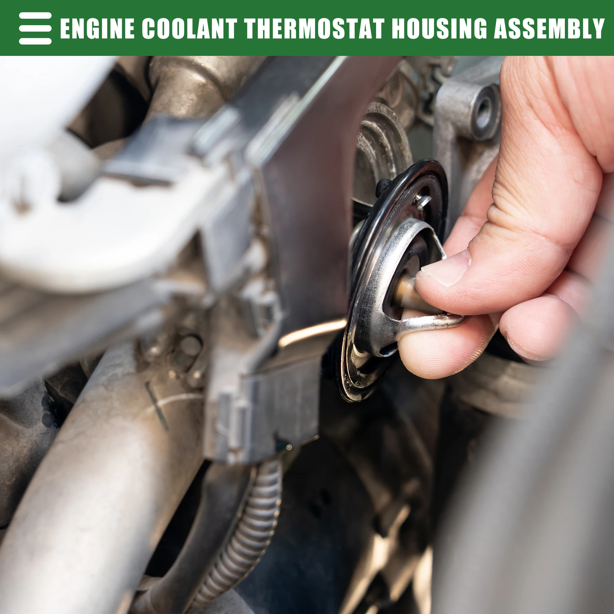 

X Autohaux Engine Coolant Thermostat Housing Assembly for Jeep Cherokee 14-21 5047263AB