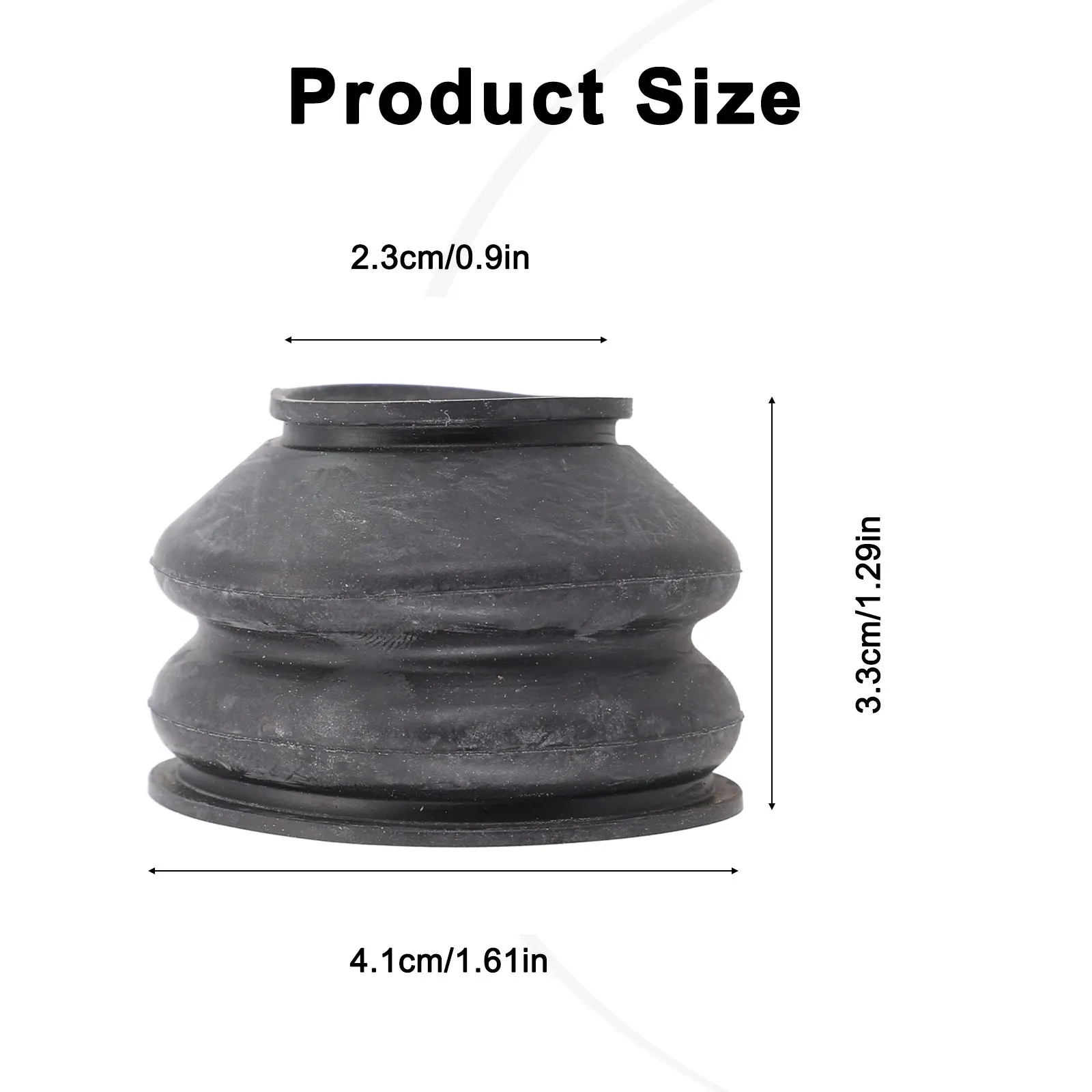 Kualitas tinggi penggantian berguna merek New Ball Joint Cover kitskers 2288 23*33*41MM 2 pcs/Set aksesoris hitam