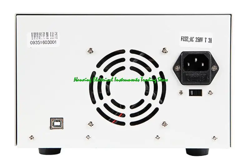 ET3721 fonte de alimentação regulada DC ajustável linear de canal duplo programável de alta precisão 155W30V3A