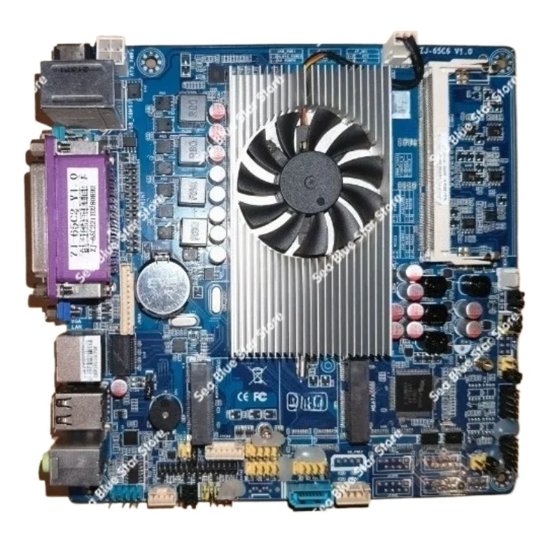 ZJ-65C2-V1.0 Cashier Industrial Control Machine Main Board I3-3110M Computer Second-hand Disassembly Main Board