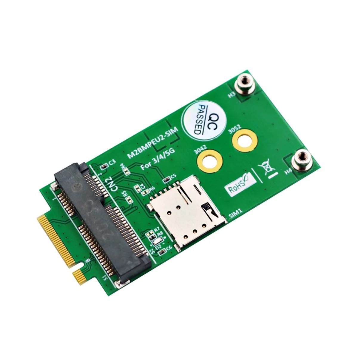 NGFF M.2 B Key Interface to Mini PCI-E MPCIE Wireless Adapter Card for 5G 4G 3G LTE GSM Module with NANO SIM Card Slot