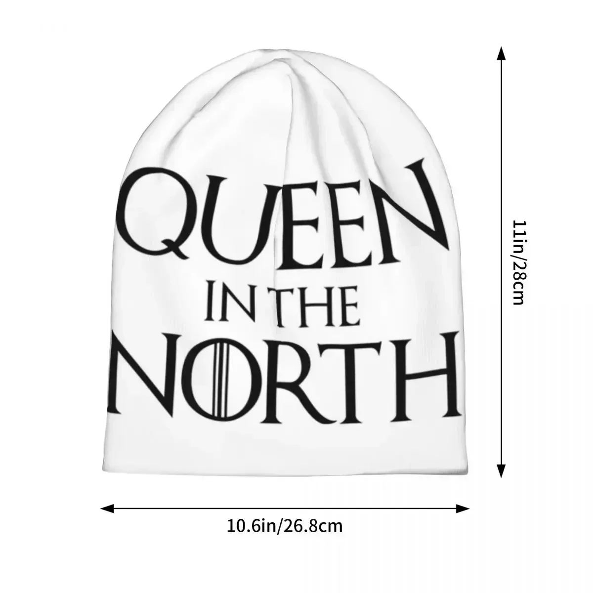 Queen In The North Men Women Adult Beanies Caps Knitting Bonnet Hat Warm Hip Hop Autumn Winter Outdoor Skullies Hats