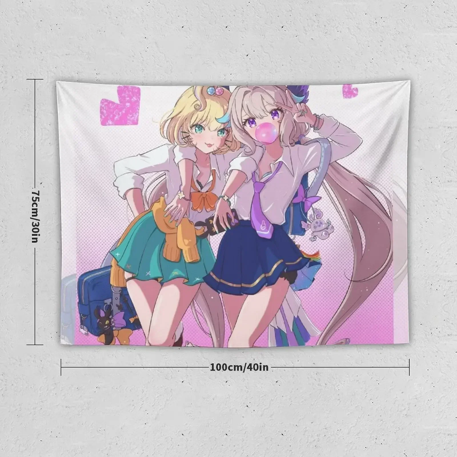 Enna Alouette - Millie Parfait - Gyaru Energy Tapestry Cute Room Decor Aesthetic Room Decors Tapestry