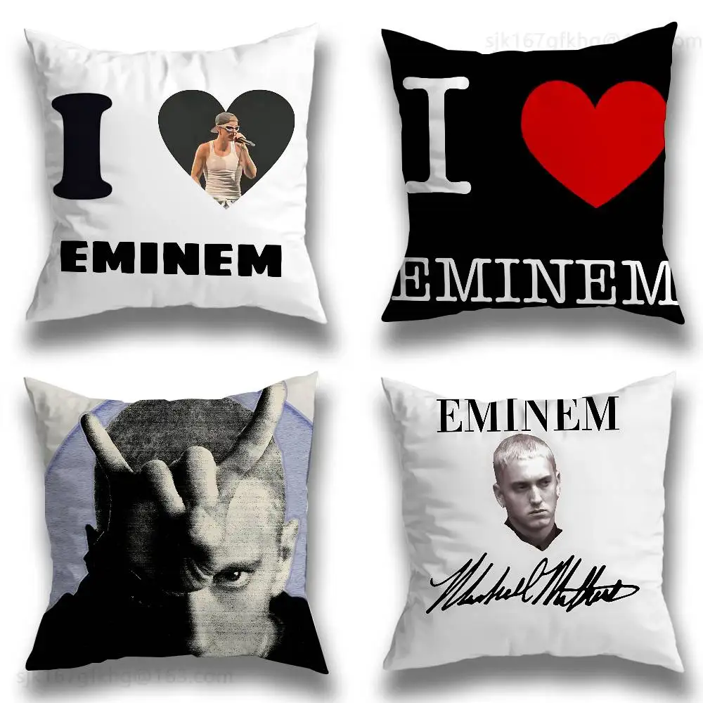 

E-Eminem Music Pillow Case Pillow Case Living Room Sofa Cushion Cover Suitable For Home Bedroom Room Decoration