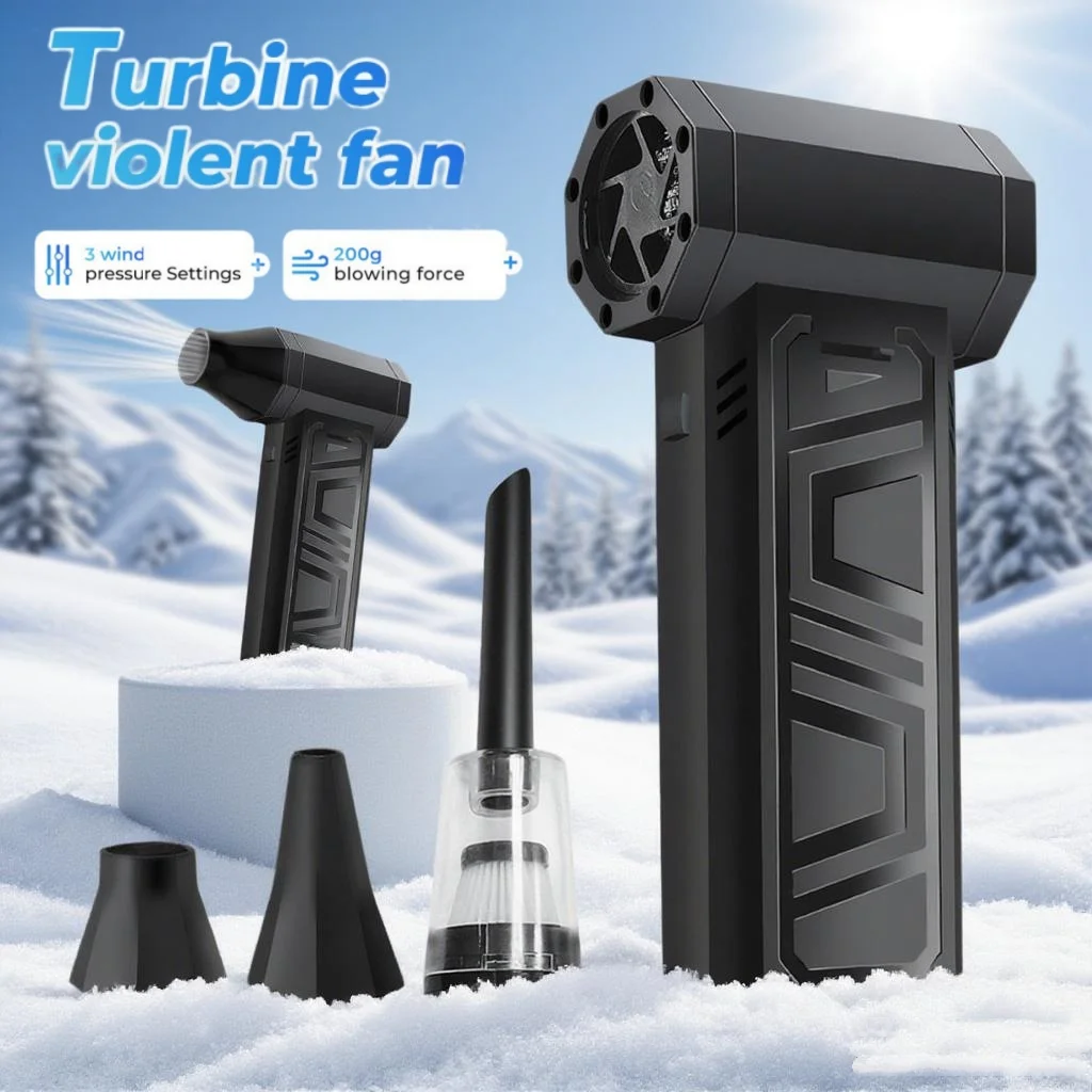 

2025 мини-ручной беспроводной мини-пилосос Storm, высокоскоростной 200 г, турбовентилятор, портативный вентилятор, пылеуловитель