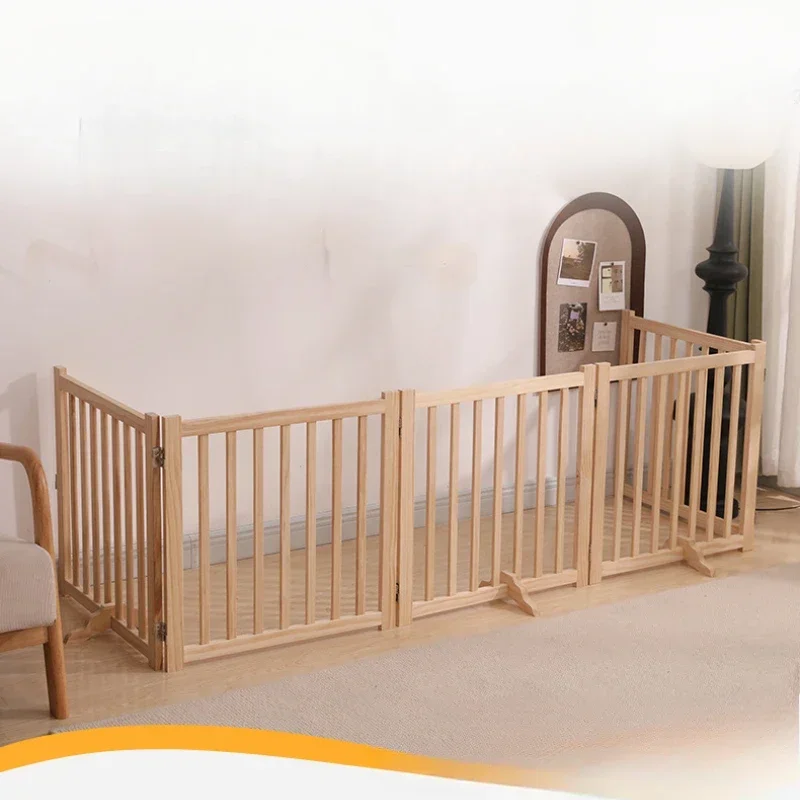 

Small Cat and Dog Protective Fence Indoor Free Combination Cat and Dog Fence Foldable Large Space Dog Cage