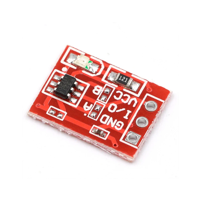 5PCS TTP223 Touch Key Switch Module Touching Button Self-Locking/No-Locking Capacitive Switches Single Channel Reconstruction