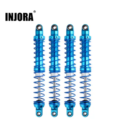 INJORA 금속 충격 흡수 장치 80 90 100 110 120mm 오일 댐퍼 1/10 RC 자동차 트럭 크롤러 축 SCX10 TRX4 Redcat Gen8
