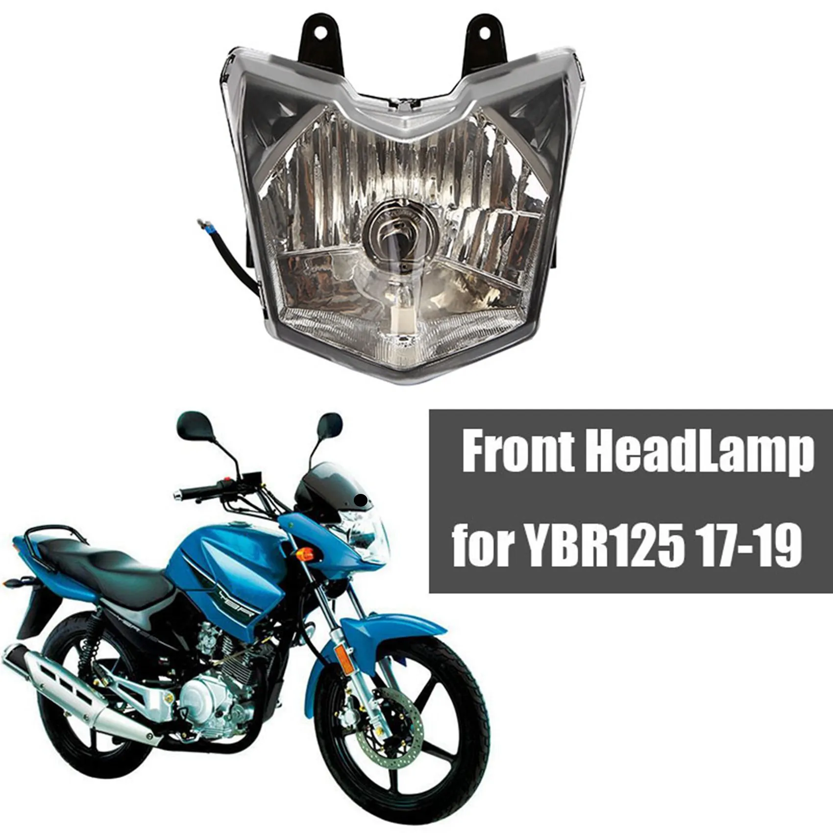 Motorcycle 12V Headlight Front Head Light Lamp for YAMAHA YBR125 YBR125Z YBR 125Z 125 Z 2017-2019 Head Lamp Light Parts