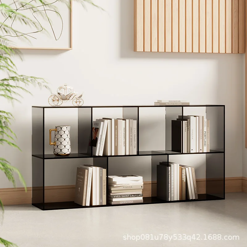 Minimalist bookshelf floor-to-ceiling home locker, living room window cabinet, bookcase, bedroom storage cabinet, minimalist