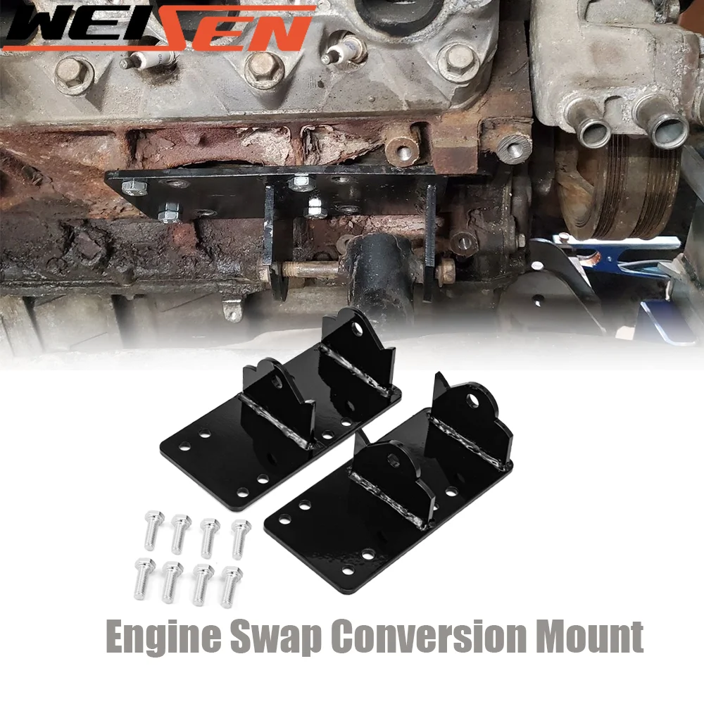 

Car Accessories LS LSX Engine Swap Conversion Mount 4.8L 5.3L 5.7L 6.0L 6.2L For 1973-98 Chevrolet GMC Truck w/ Clamshell Mount