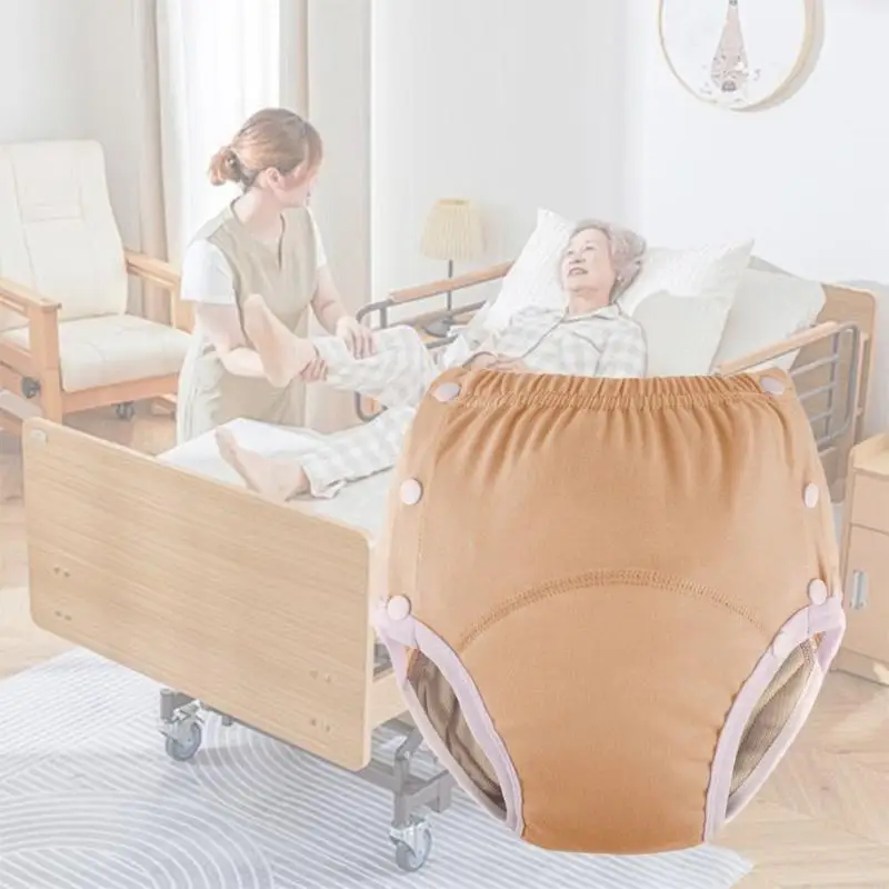 N7YE ملاءمة داخلية مصممة داخلية قابلة لإعادة الاستخدام سراويل حفاضات القماش القطن لليوم ليلا