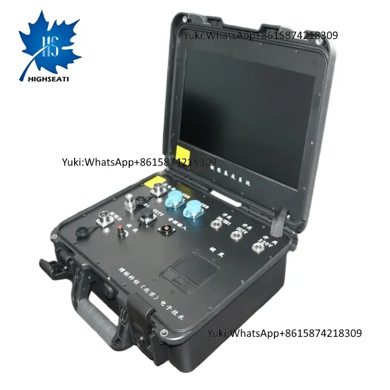 Portable Underwater Video Recording System with 8.6-Inch Monitor and DVR Control
