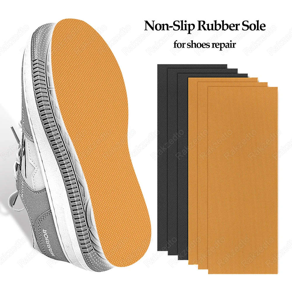 

Rubber Soles for Shoes Repair Patch High Heels Shoe Bottom Grips Non-Slip Wear-Resistant Out Sole Protector Sandals and Sneakers