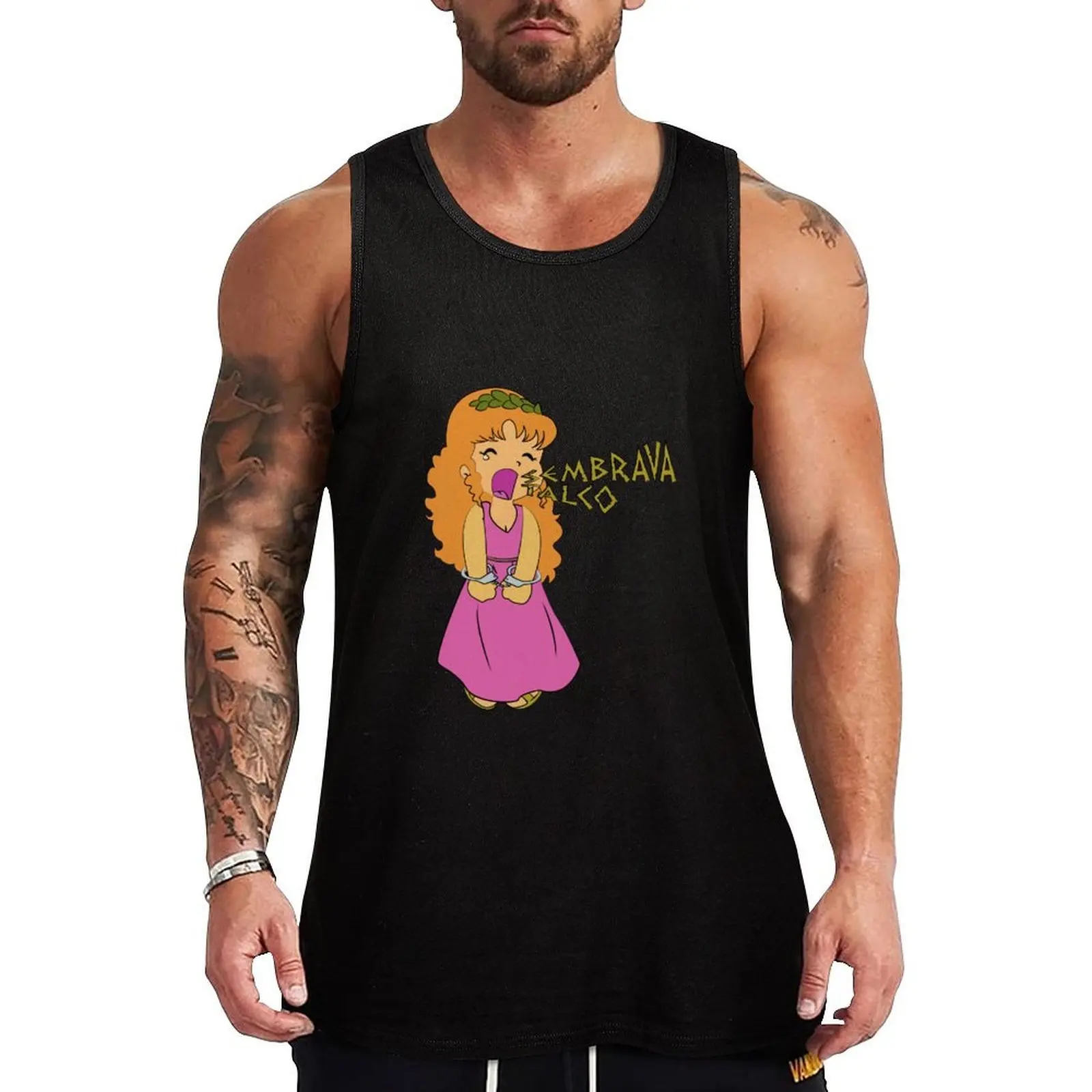 Pollon - Sembrava talco Camiseta sin mangas sencilla y lisa, camiseta informal sin mangas para uso diario