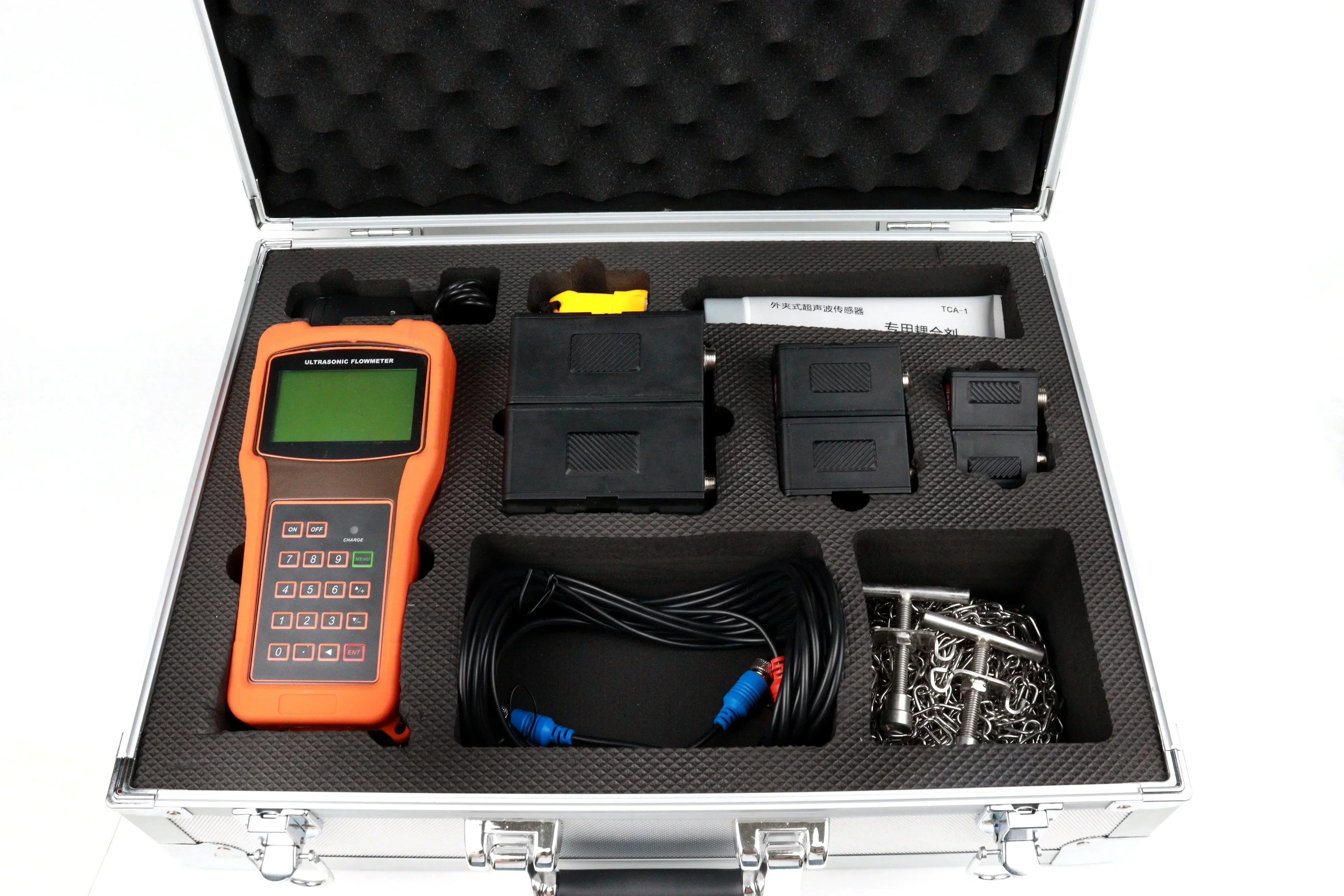 

2025 Hot sales Good price clamp on module chilled water battery power handheld ultrasonic flow meter