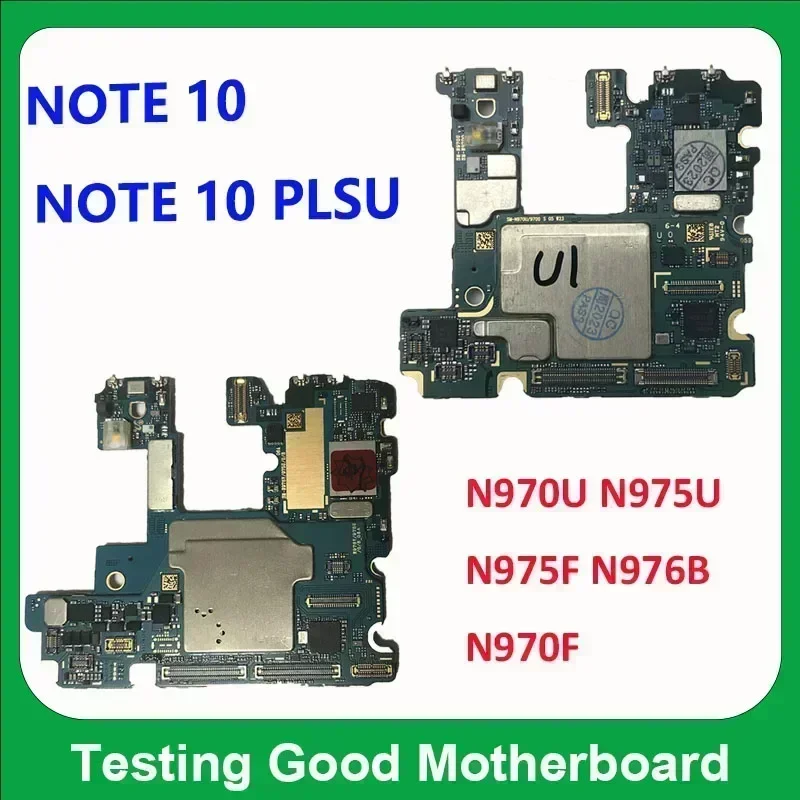 Unlocked Motherboard For Samsung Galaxy NOTE 10 4G 5G N970F 256G 512G N970F/DS N970U