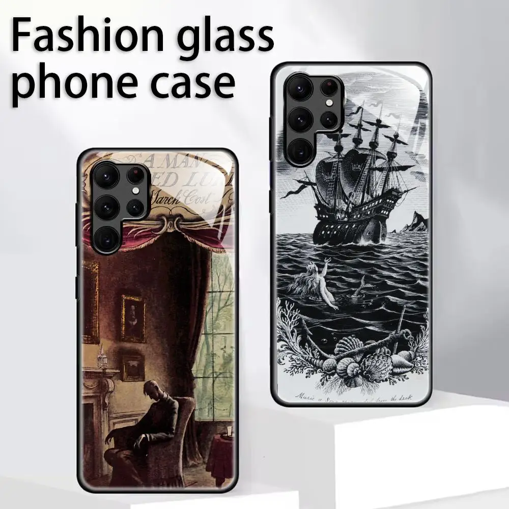 Rex Whistler Phone Case For Samsung S26 S25 S24 S23 S22 S21 Plus Ultra FE Glass soft Case