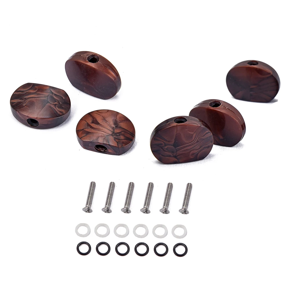 

6 pcs String Accuracy Guitar Tuning Pegs Vintage Sealed Keys Electric Replacement Knobs Machine Heads Acoustic Hardware