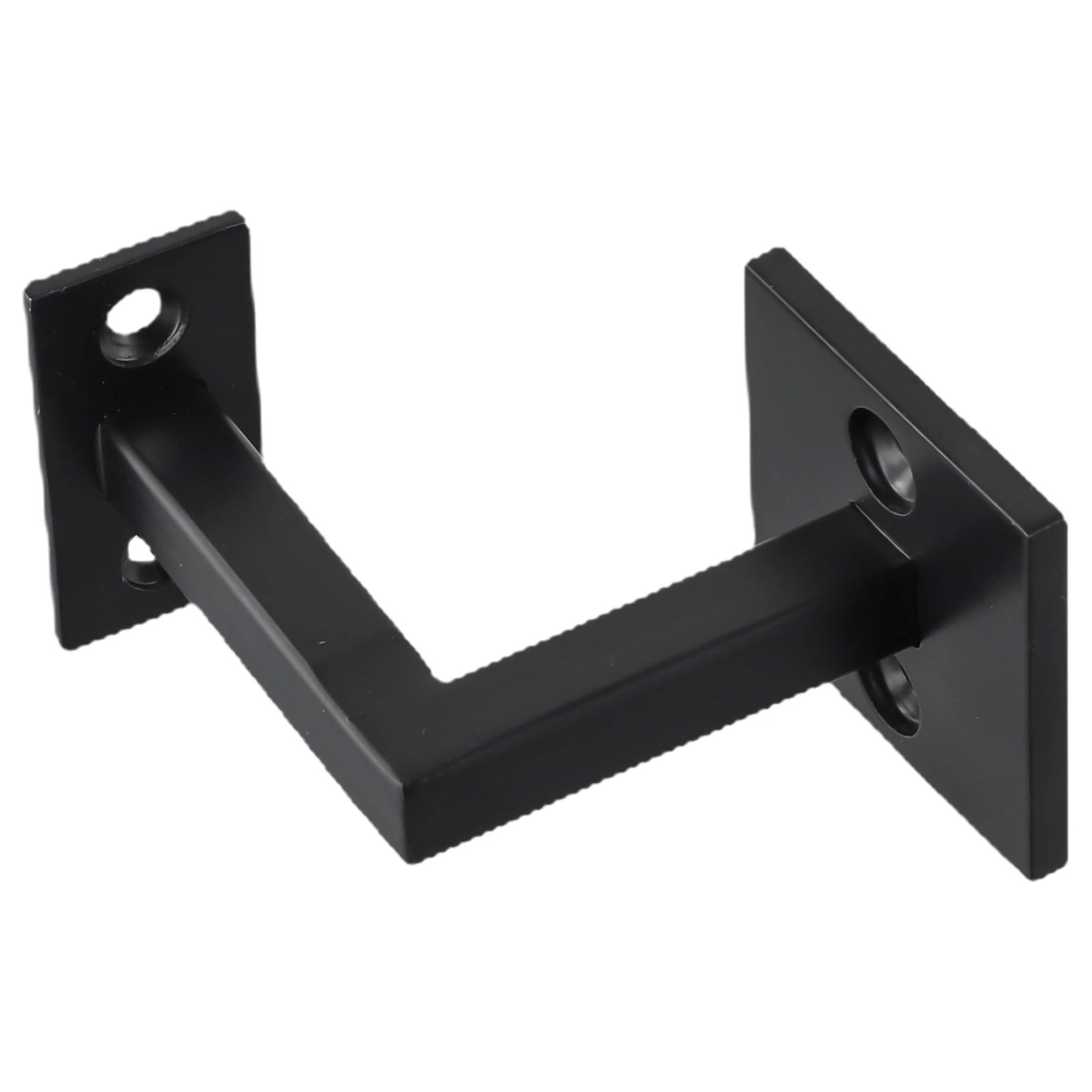 1pc Black Stair Handrail Bracket Bannister Wall Support Hand Rail Balustrade Strong Stylish Stainless Steel Hardware Brackets