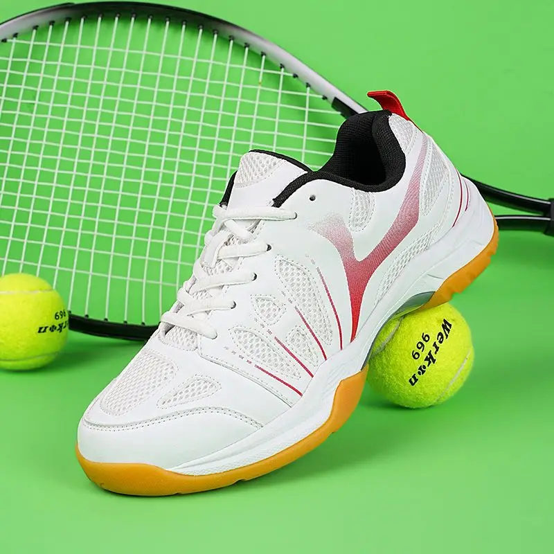 

2026 Tennis Men Women Shoes High Quality Indoor Court Unisex Shoe Light Weight Badminton Shoes For Couples