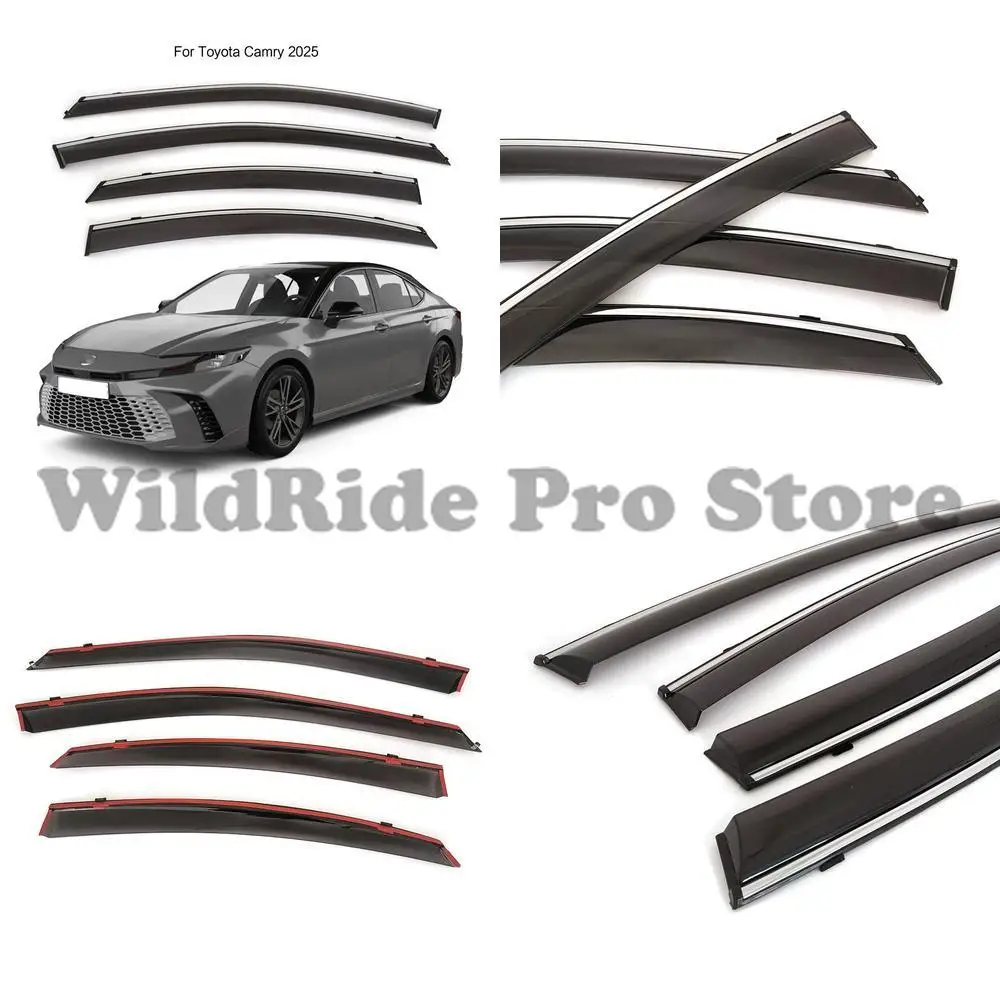 

1 set Molded Rain Visors for 2025 Toyota Camry Window Deflectors