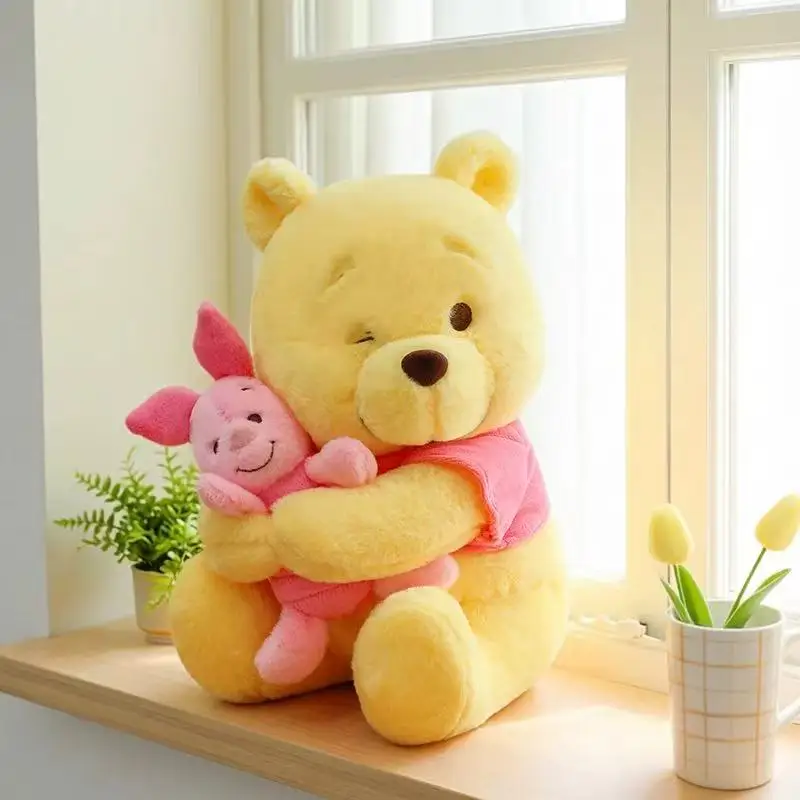 

Плюшевая игрушка Винни-Пух 35/45 см, мультяшная подушка-поросёнок, кукла, подарок на день рождения для детей, сувениры по мотивам фильма, Винни-Пух для объятий