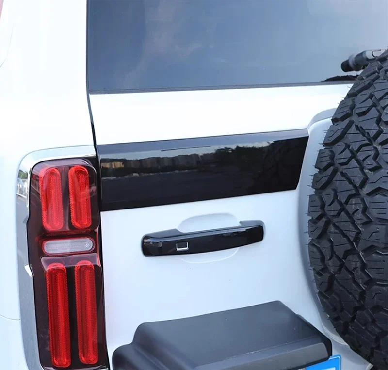 New！For WEY GWM Tank 500 Hi4t Modified Black Warrior Kit High Quality Black Tailgate Trim Easy Installation