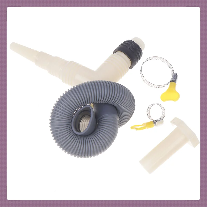 

1Set Drainage Tee Adapter With Extended Drainage Hose Drainage Pipe Fitting Dryer Drain For Washing Machine