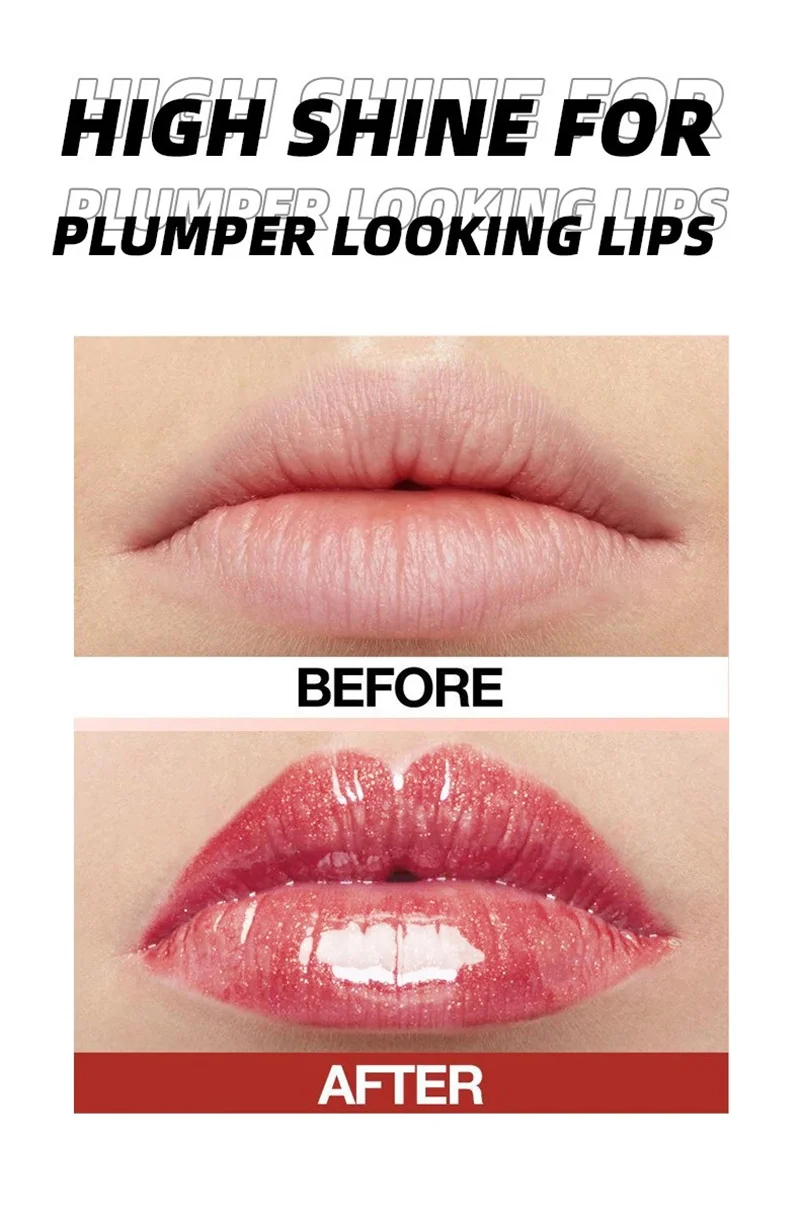 3 Farben Fließender Glitzer-Lipgloss Feuchtigkeitsspendender Diamant-Schimmer Lip Glaze Funkelnder Glitzer Flüssiger Lippenstift Perl-Lippentinte – Detail 12