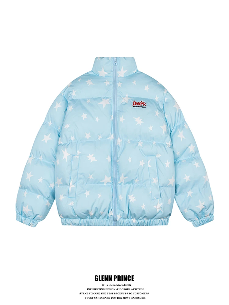 

Мужская хлопковая куртка-бомбер в стиле колледж с воротником-стойкой и принтом «Американский стиль», свободного кроя, тонкая верхняя одежда