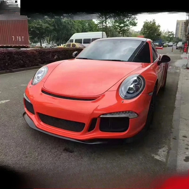 

Для Porsche Carrera 991/997 модифицированные 991.1 старые модифицированные GT3 большие передние планки задние бамперы дневные ходовые огни