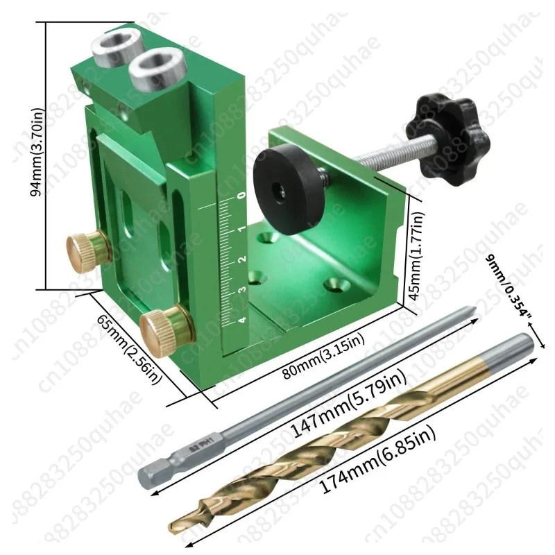 Woodworking Drilling Fixture, Adjustable Oblique Hole Positioner, Panel Furniture Hole Punch, Woodworking Positioning