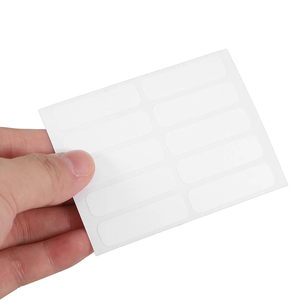 

200Pcs Fabric Labels Writable No-Iron Self-Adhesive Clothing Tags Waterproof Name Labels for Clothes School Sports Gear