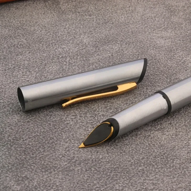 

High Quality Brand 707 stainless steel Fountain Pen Blade Nib School Student Office Gifts Stationery Ink Pens