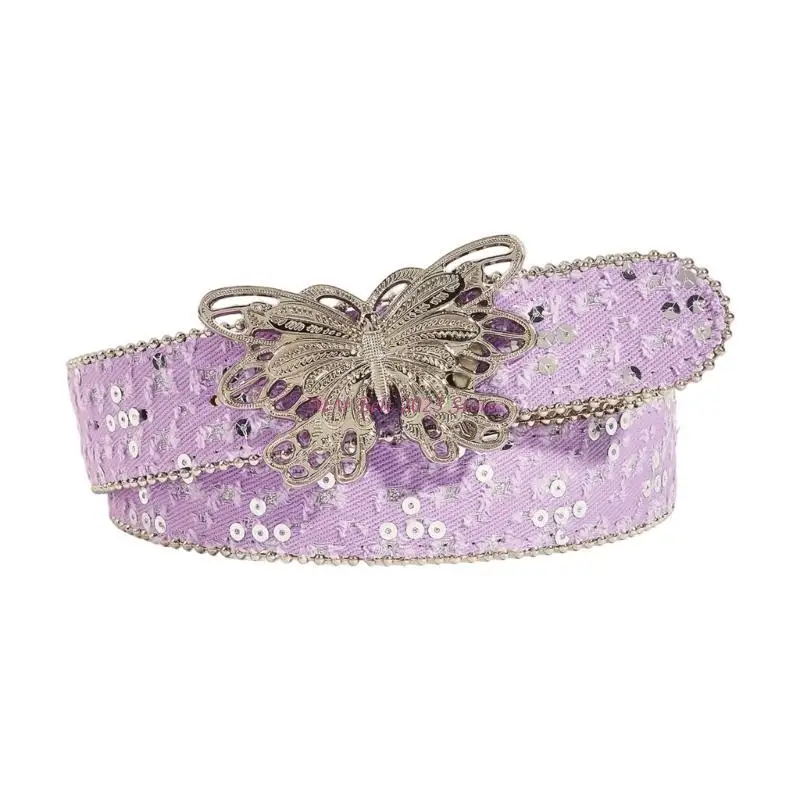 49ME Women's Trendy Leather Belt Versatiles Leather Waist Belt Novetly Women Belt for Everyday Use and Special Event